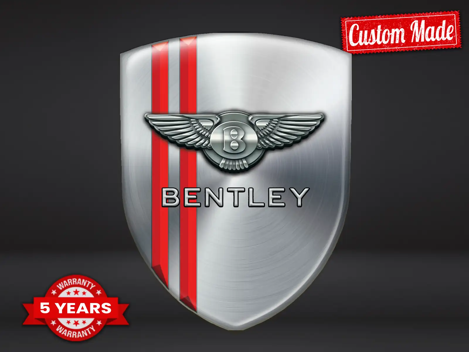Bentley Autocollants Bombés Auto Limité Design Élégant